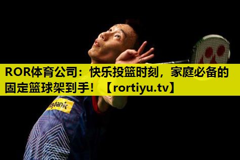 快乐投篮时刻，家庭必备的固定篮球架到手！